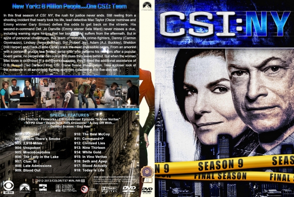 CSI: NY - Season 9 (spanning spine)