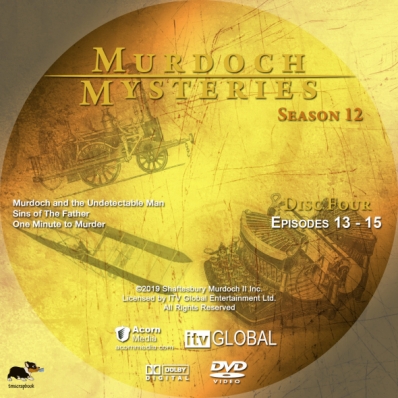 Murdoch Mysteries - Season 12, disc 4