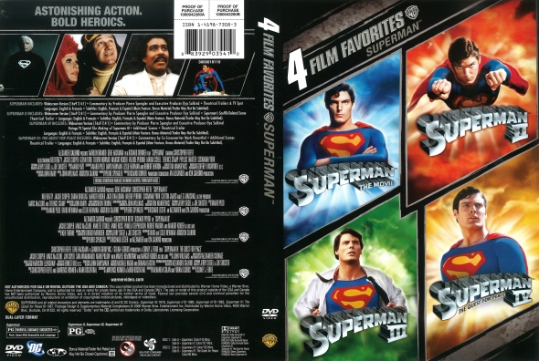 Superman - 4 Film Favorites