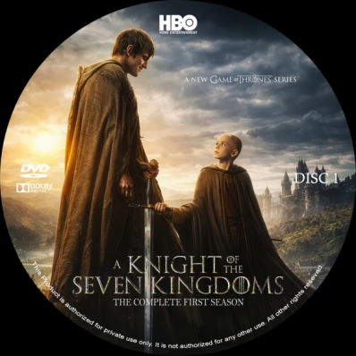 A Knight of the Seven Kingdoms - Season 1; disc 1