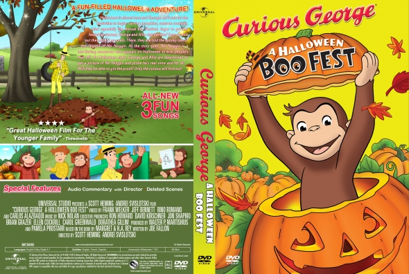 THOMAS & FRIENDS HALLOWEEN ADVENTURE + CURIOUS GEORGE A BOOFEST DVD LOT  ANIME 884487100695