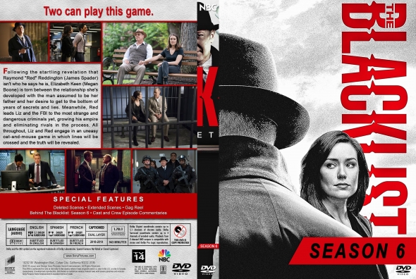 The Blacklist - Season 6 (spanning spine)
