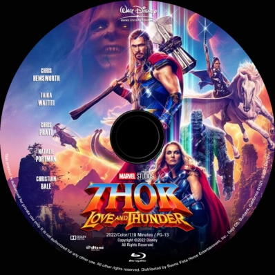 thor 2022 dvd cover