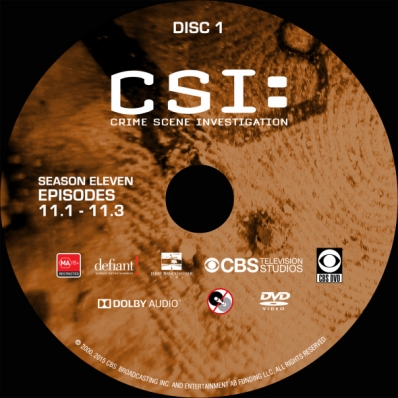 CSi: Crime Scene Investigation - Season 11; disc 1
