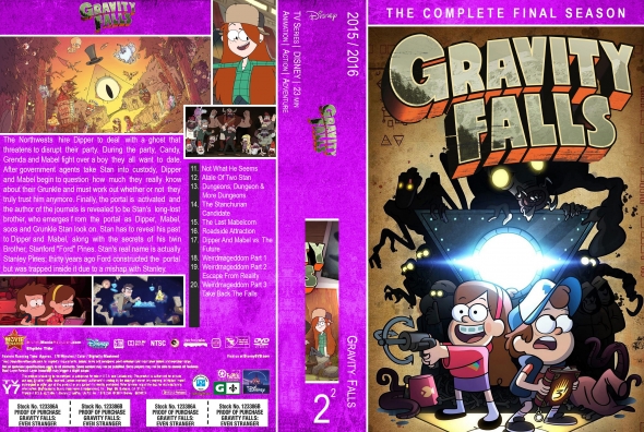CoverCity DVD Covers Labels Gravity Falls Season 2 Volume 2