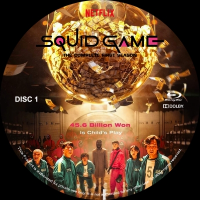 Squid Game - Season 1; disc 1