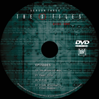 The X-Files - Season 3; disc 1