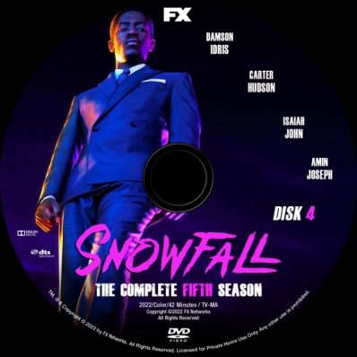 CoverCity - DVD Covers & Labels - Snowfall - Season 5; disk 4