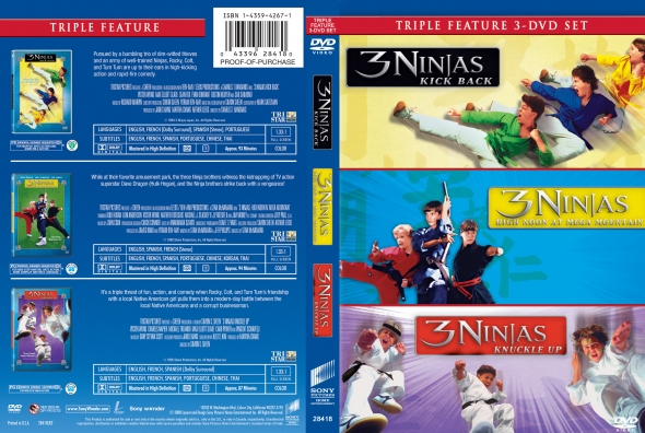 3 Ninjas - Triple Feature 3-DVD SET