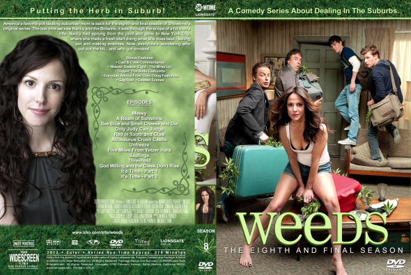 Weeds - Season 8 - part of a spanning spine set