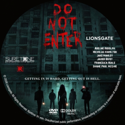 Do Not Enter