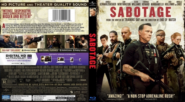 Sabotage UK Home Release Date and Lenticular Cover Art ...