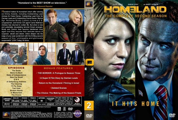 Homeland- Season 2 (spanning spine)