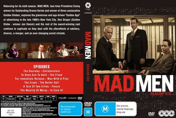 CoverCity - DVD Covers & Labels - Mad Men - Season 6