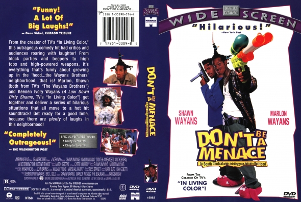 CoverCity - DVD Covers & Labels - Don't Be a Menace to South Central