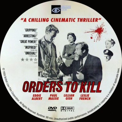 CoverCity - DVD Covers & Labels - Orders to Kill