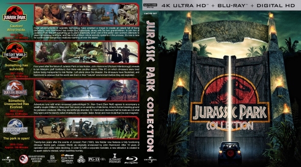 Covercity Dvd Covers Labels Jurassic Park Collection 4k