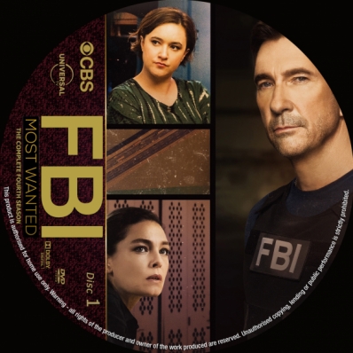 FBI Most Wanted - Season 4; disc 1