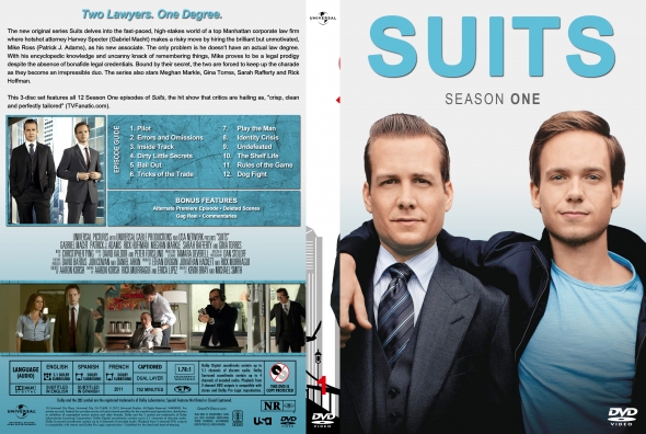 Suits - Season 1 (spanning spine)