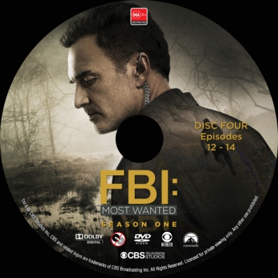 FBI: Most Wanted - Season 1; disc 4