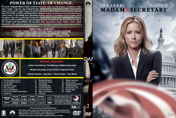 Madam Secretary - Season 2 (spanning spine)