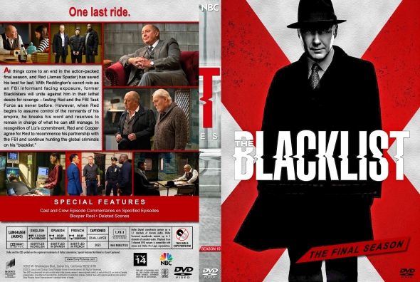 The Blacklist - Season 10 (spanning spine)