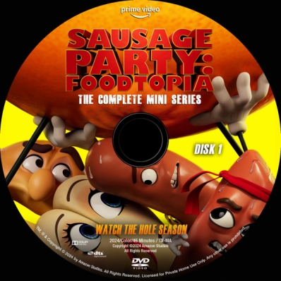 Sausage Party: Foodtopia - Mini Series; disk 1