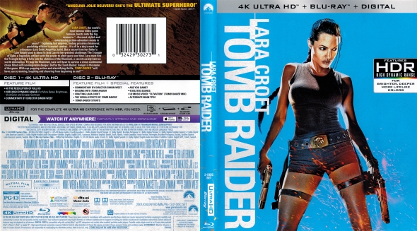  Lara Croft: Tomb Raider (4K UHD + Blu-ray + Digital
