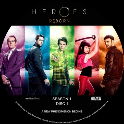 Heroes Reborn - Season 1; disc 1