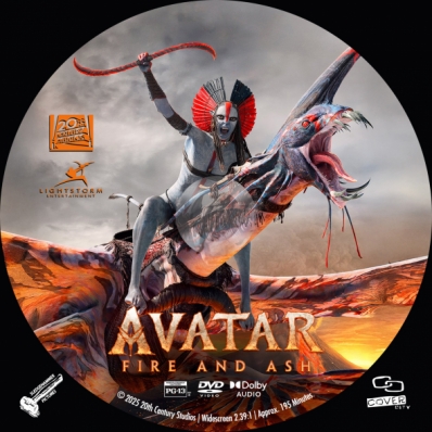 CoverCity - DVD Covers & Labels - Avatar: Fire And Ash