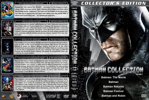 CoverCity - DVD Covers & Labels - Batman Collection - Volume 1