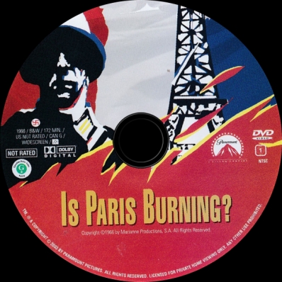 CoverCity - DVD Covers & Labels - Is Paris Burning?