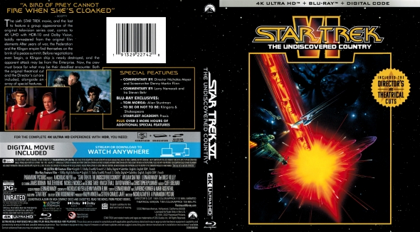Star Trek VI The Undiscovered Country 4K