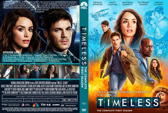 CoverCity - DVD Covers & Labels - Timeless - Season 1