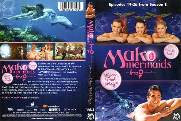 Covercity Dvd Covers Labels Mako Mermaids An H2o Adventure Season 1 Vol 2 Moon Pool Magic