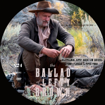 dvd lefty brown ballad label covercity specialist custom cover