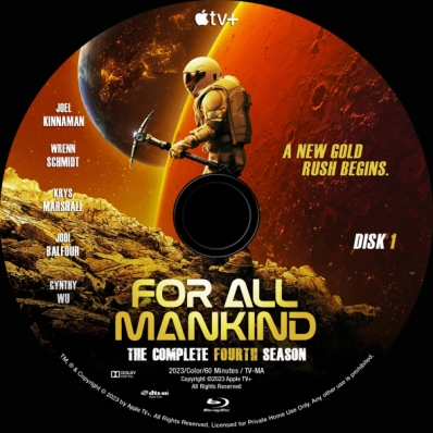 CoverCity - DVD Covers & Labels - For All Mankind - Season 4; disk 1