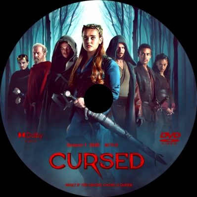 Cursed Season 1  2020 Custom DVD Disc Cover