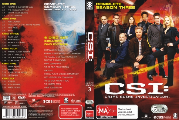CSI: Crime Scene Investigation - Season  3
