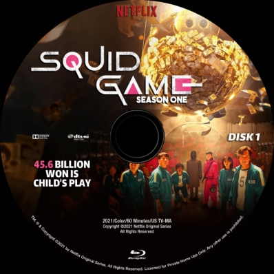 Squid Game - Season 1; disk 1