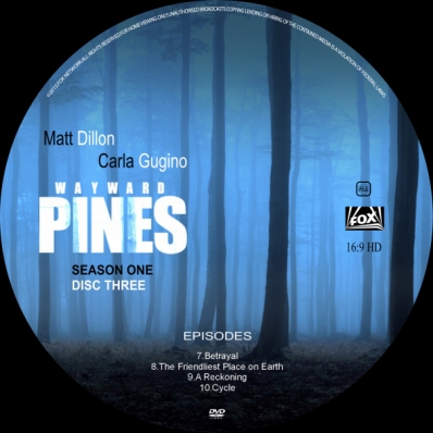 Wayward Pines - Season 1; disc 3