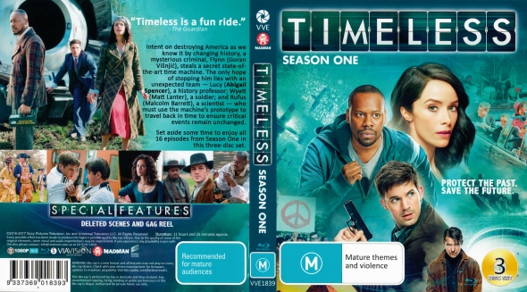 CoverCity - DVD Covers & Labels - Timeless - Season 1