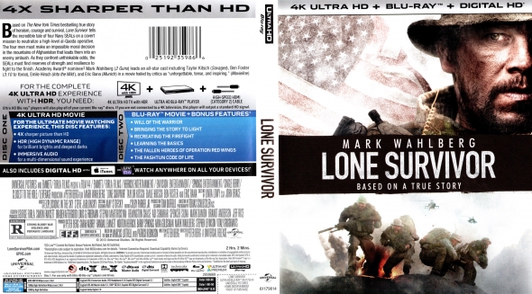Lone Survivor 4K Blu-ray (4K Ultra HD + Blu-ray + Digital HD)