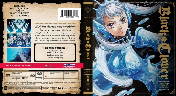 CoverCity DVD Covers Labels Black Clover Season 3 Part 1