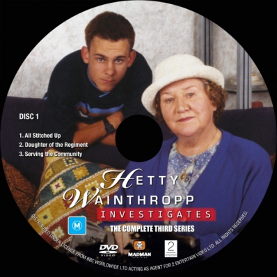 Hetty Wainthropp Investigates - Season 3; disc 1