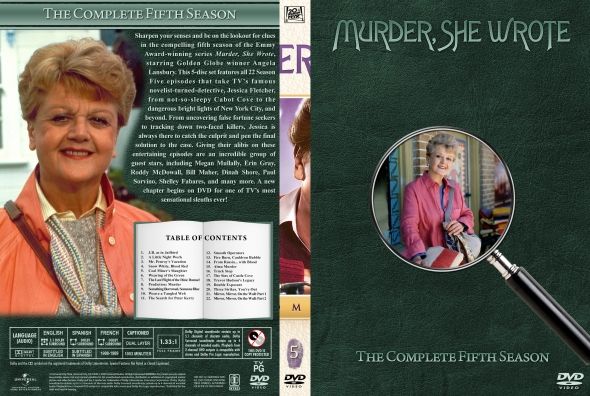 Murder She Wrote - Season 5 (spanning spine)