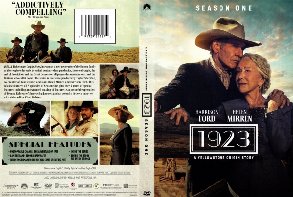 CoverCity - DVD Covers & Labels - 1923 - A Yellowstone Origin Story