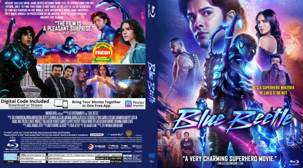 Blue Beetle dvd cover - DVD Covers & Labels by Customaniacs, id: 287709  free download highres dvd cover