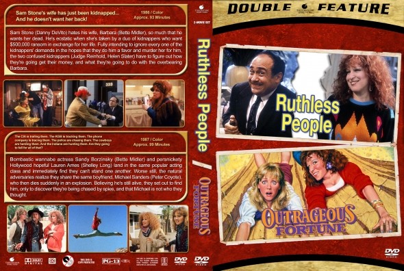 Ruthless People / Outrageous Fortune Double Feature