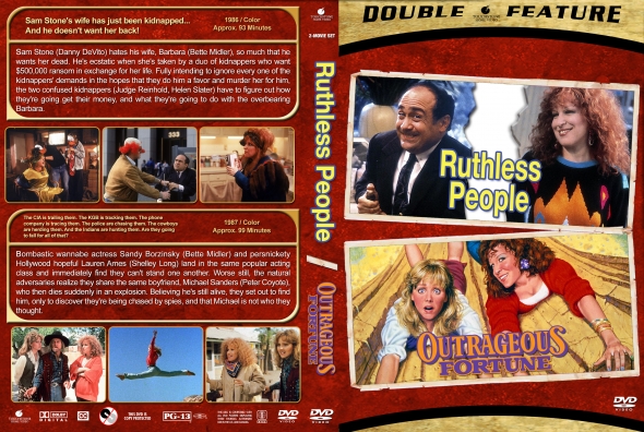 CoverCity - DVD Covers & Labels - Ruthless People / Outrageous Fortune ...